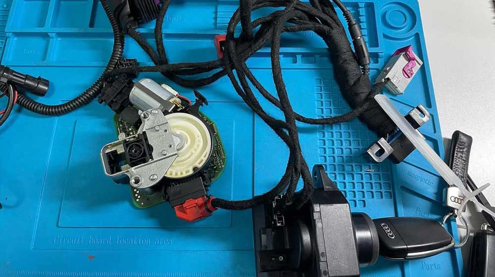 Oprava elektronického zámku volantu